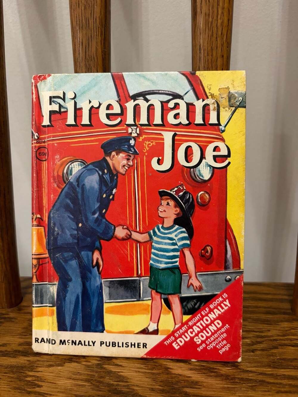 Fireman Joe Rand McNally Start-Right Elf Book